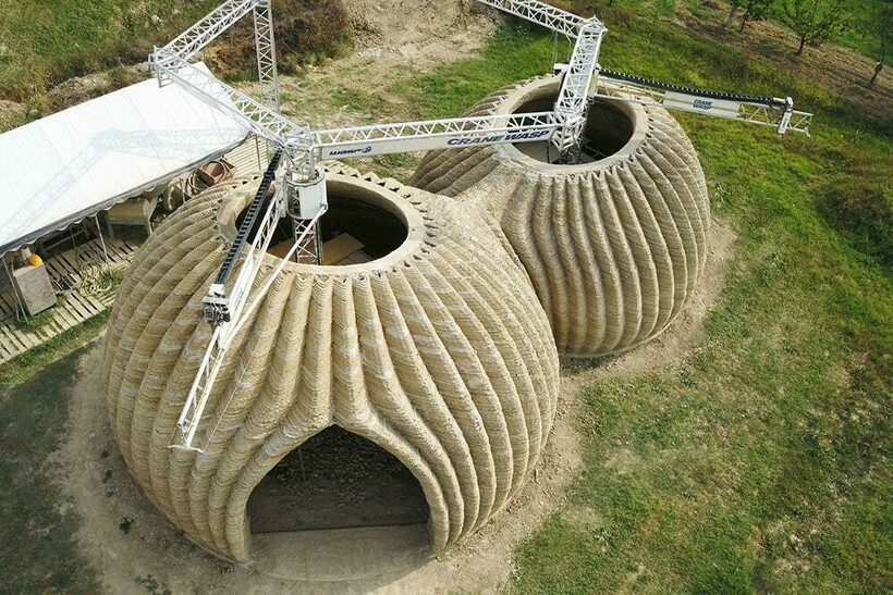 200 часов и никакого мусора — итальянцы начали печатать 3D-дома из глины и земли