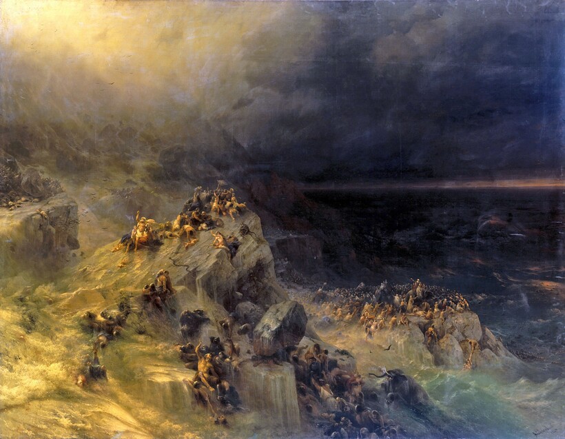 «Всемирный потоп». И. Айвазовский, 1864 г. «Всемирный потоп». И. Айвазовский, 1864 г.