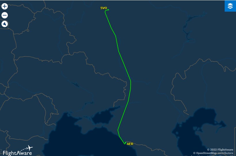 Какой сейчас маршрут полета в Сочи из Москвы, Санкт-Петербурга и другихгородов