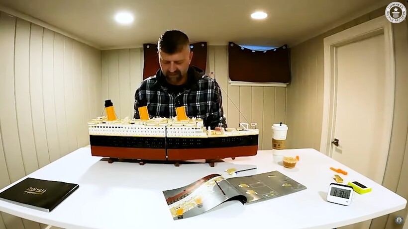 Блог - Видео: Сколько часов надо самому быстрому сборщику LEGO для «Титаника» из 9000 деталей Видео: Сколько часов надо самому быстрому сборщику LEGO для «Титаника» из 9000 деталей