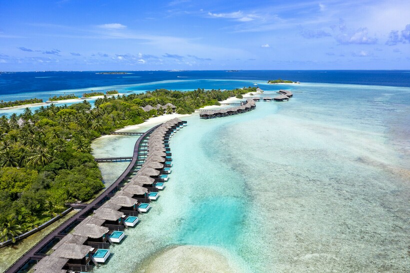 Идеальная свадьба на острове Sheraton Maldives Full Moon