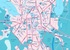 Карта райнов Екатеринбурга