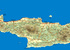 Карта гор Крита