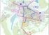 Карта скоростных автобусов Астаны