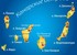 Общая карта Канарских островов