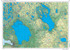 Карта Онежского озера