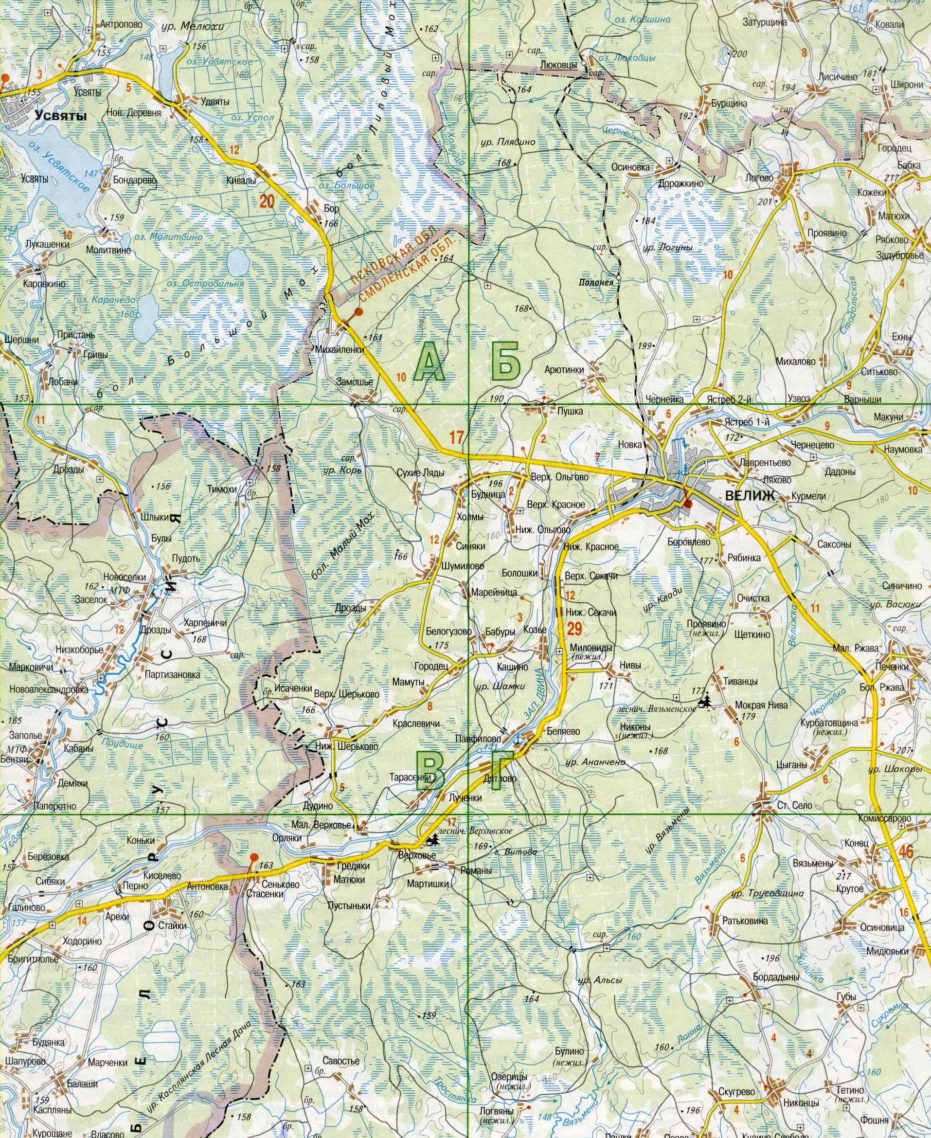 Карта пензенской области лунинского района пензенской области