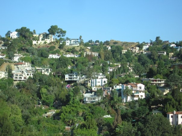 Голливудские холмы кладбище. Hollywood Hills. Hollywood.