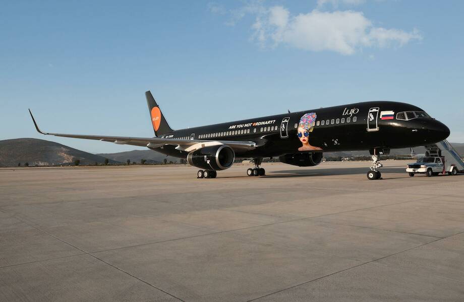 AZUR air потелит в Бодрум на самолете бизнес-класса Black Jet