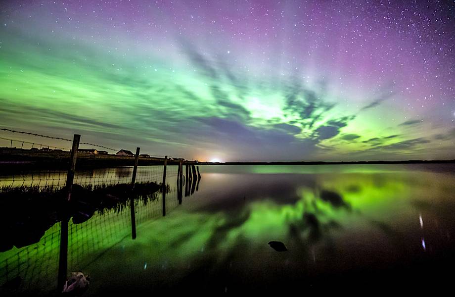 10 невероятных фотографий северного сияния в Шотландии