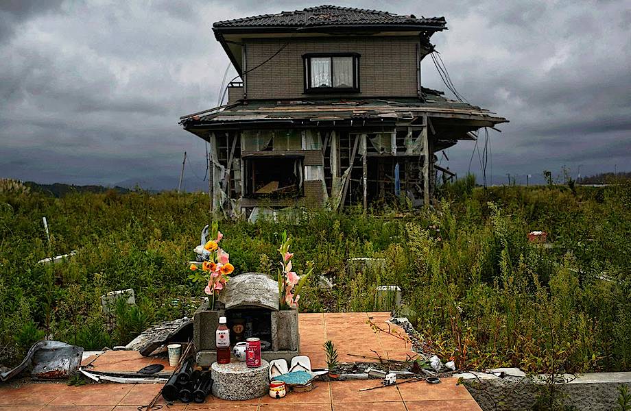 Окрестности АЭС Фукусима-1 спустя несколько лет после трагедии