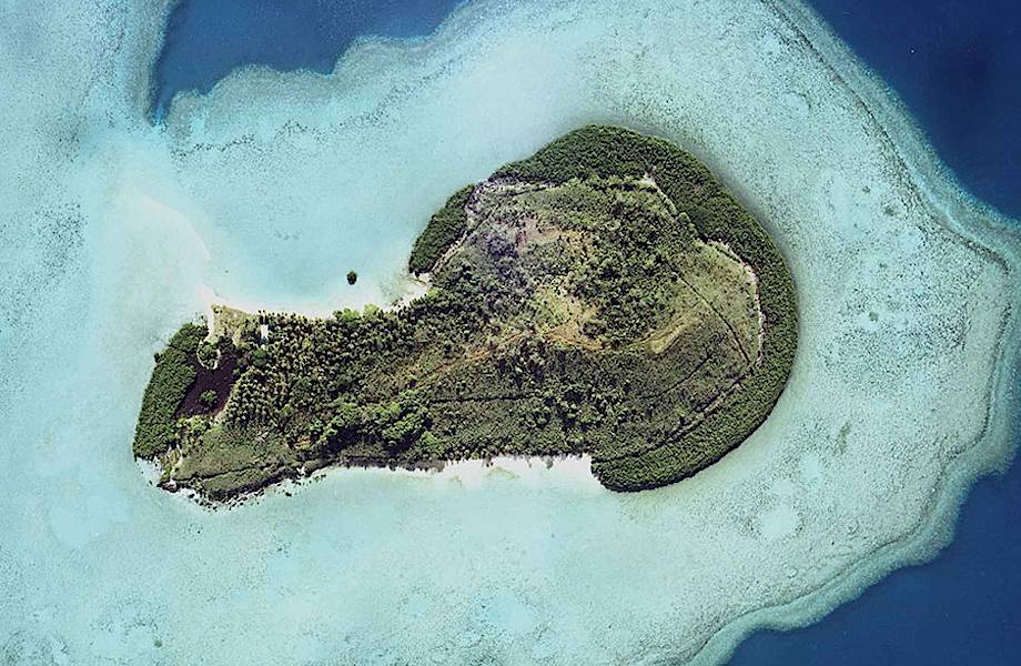 10 фото невероятно красивого острова в форме мужского достоинства, на котором ты захочешь жить