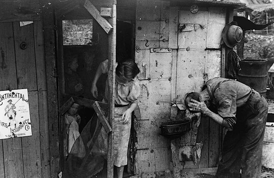 Жизнь в «гувервиллях» или трущобы времен Великой депрессии в США 
