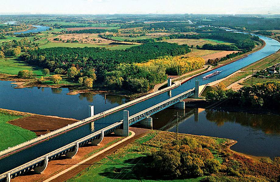 Самый удивительный в мире мост — Магдебургский! 