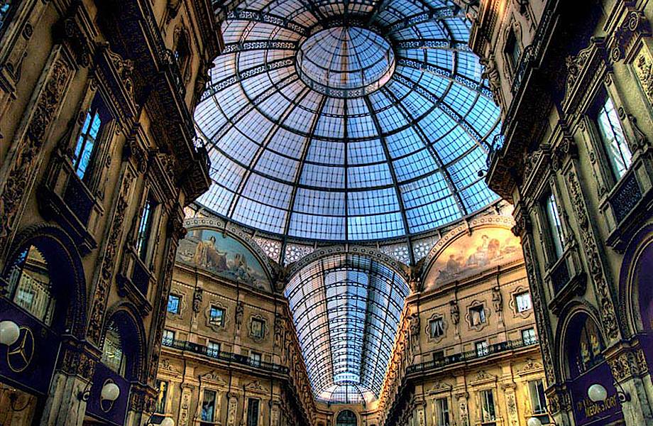 Миланская улица под куполом, от величия и красоты которой замирает сердце