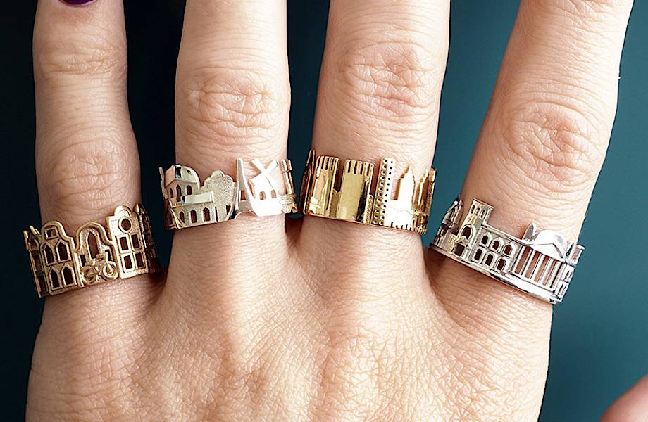 Любимый город на пальце: потрясающие кольца — новый мировой тренд!