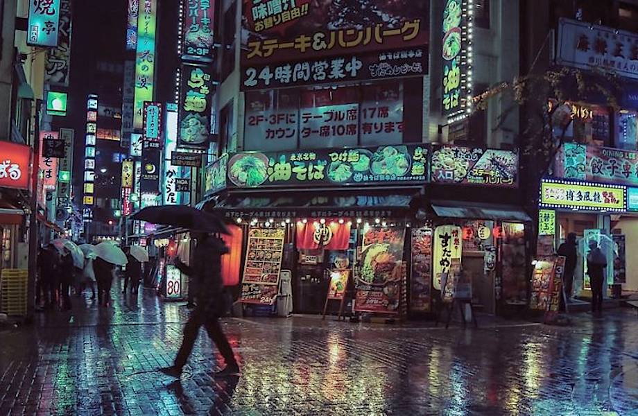 15 фото, на которых запечатлена таинственная красота ночного Токио