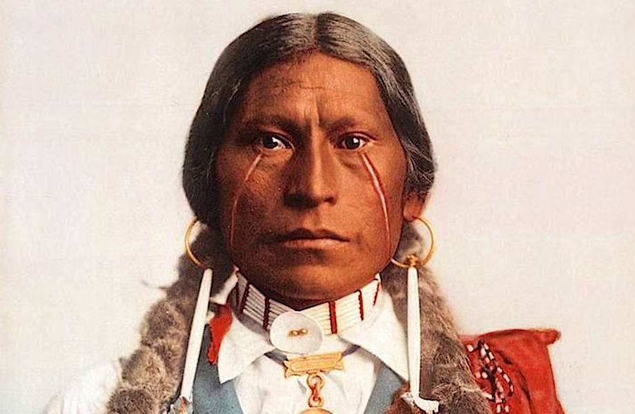 15 редких цветных снимков коренных американцев 19-го и 20-го века