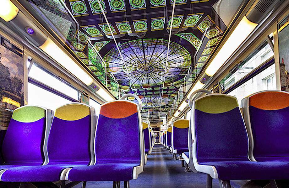 Гениальная идея: во Франции поезда превратят в передвижные художественные музеи