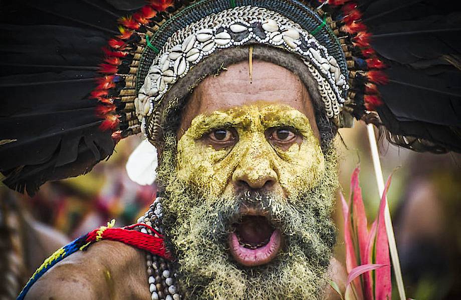 13  колоритных фото с удивительного фестиваля племен в Папуа — Новой Гвинее