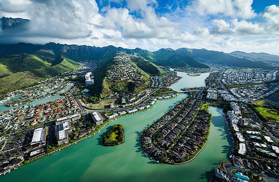 11 снимков великолепных Гавайских островов с высоты птичьего полета