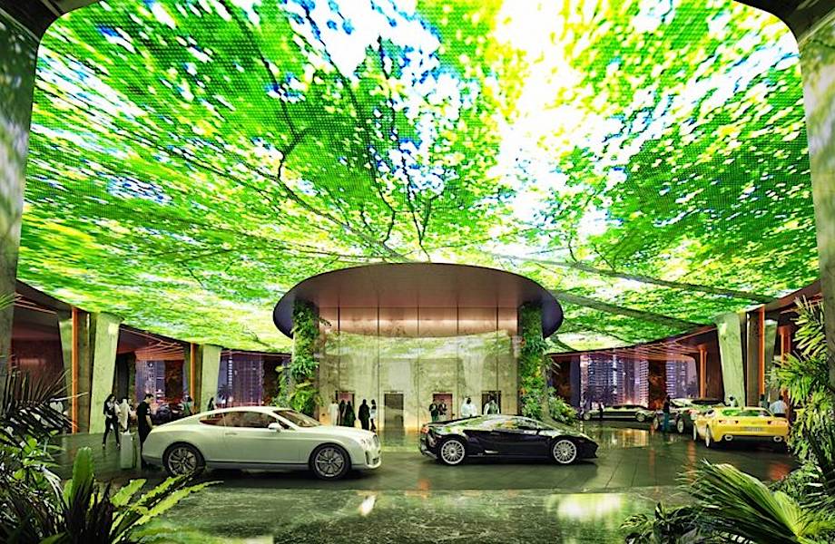 В Дубае откроется первый в мире отель с тропическим лесом