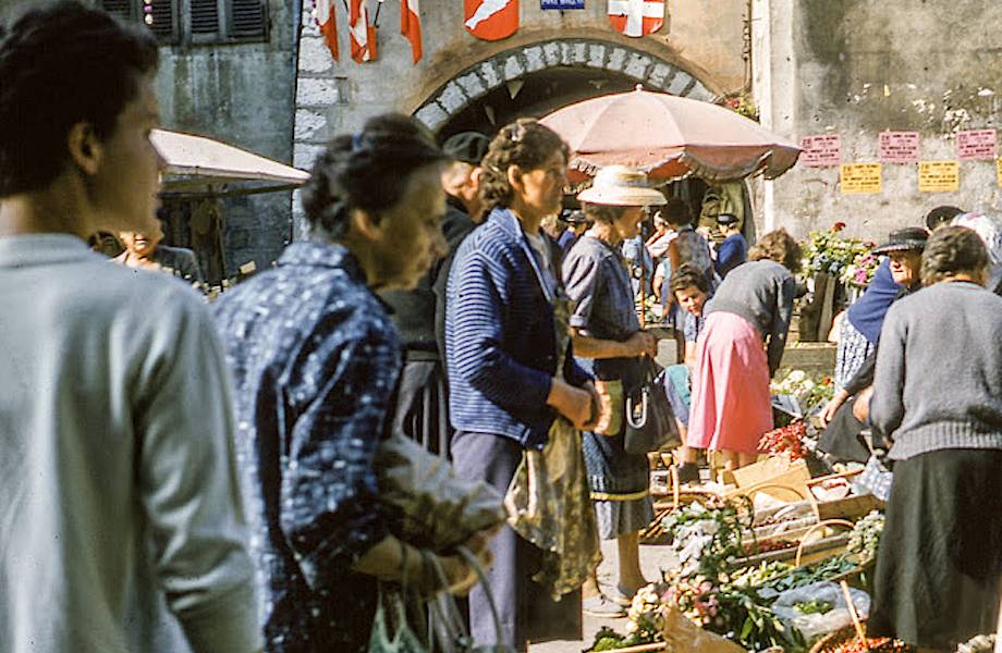 19 красивейших цветных снимков Франции 1952-1964 годов