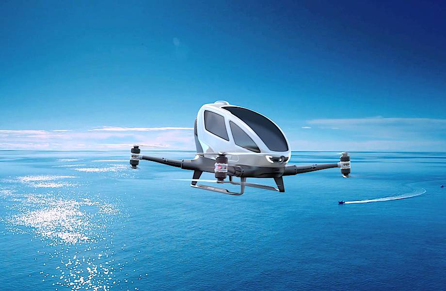 Новый общественный транспорт появится в ОАЭ: пассажирские дроны запустят над Дубаем