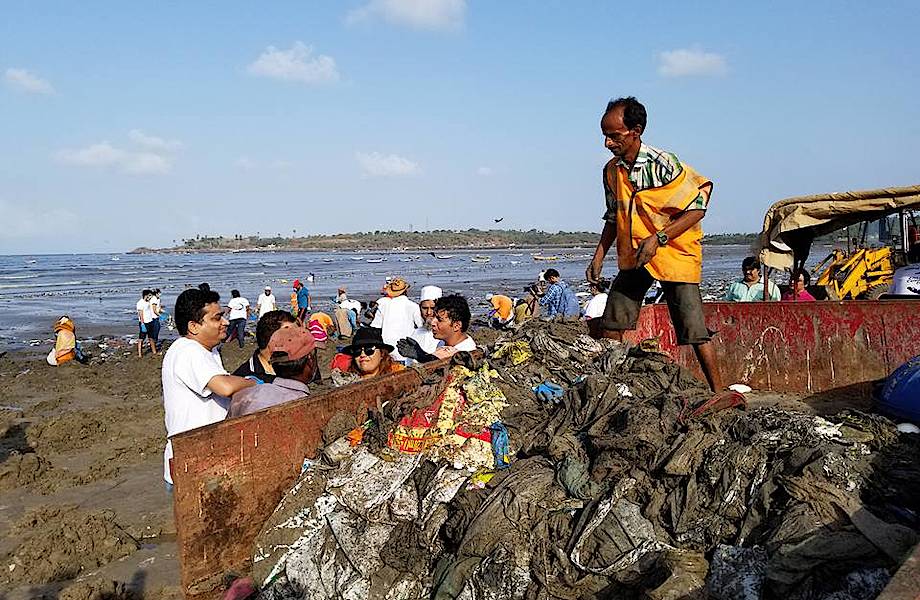 Благодаря инициативе местного жителя с пляжа в Индии убрали 5 000 тонн мусора 
