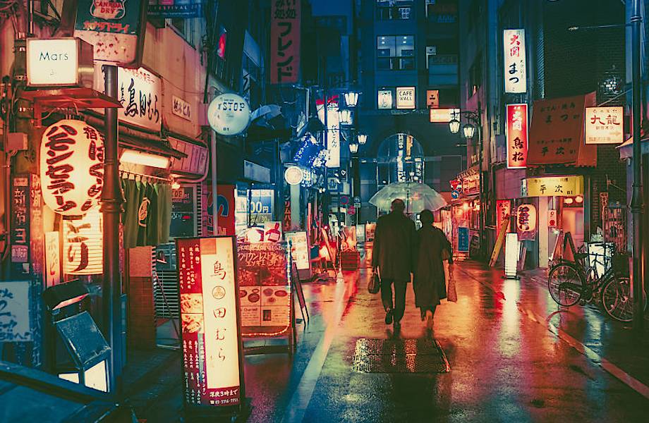 15 таинственно прекрасных снимков ночного Токио от талантливого Масаши Вакуи