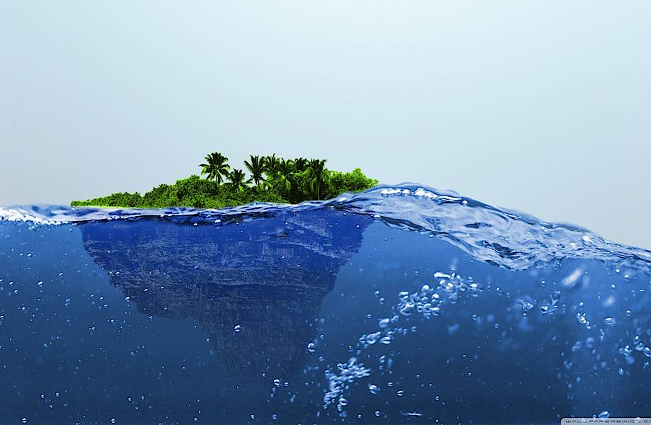 В США из воды неожиданно появился остров 