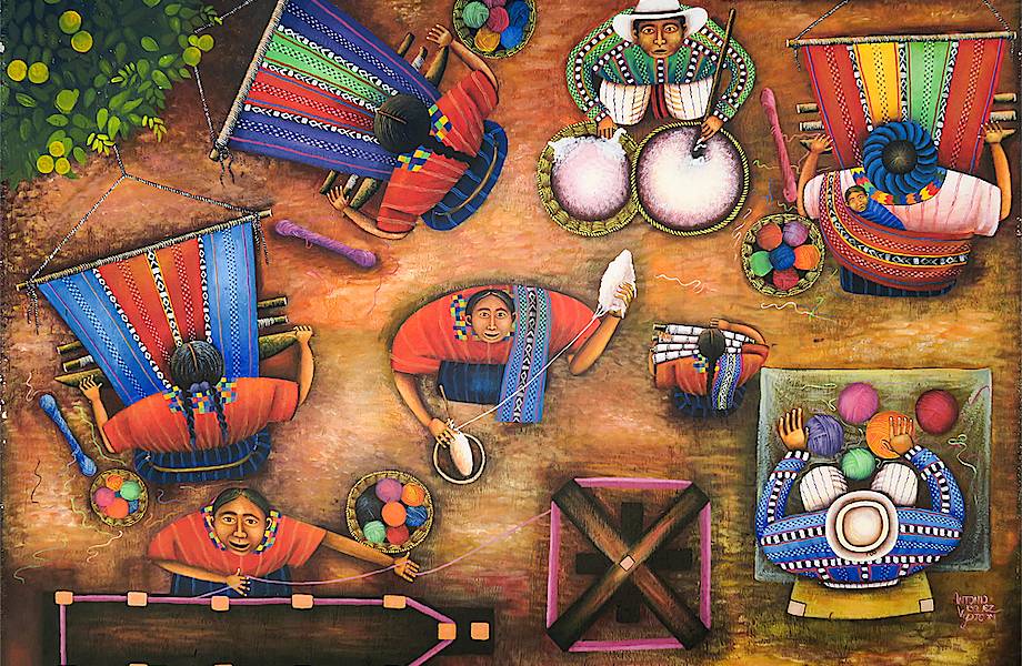 Гватемала: Сан-Хуан-Ла-Лагуна и традиционная майянская живопись
