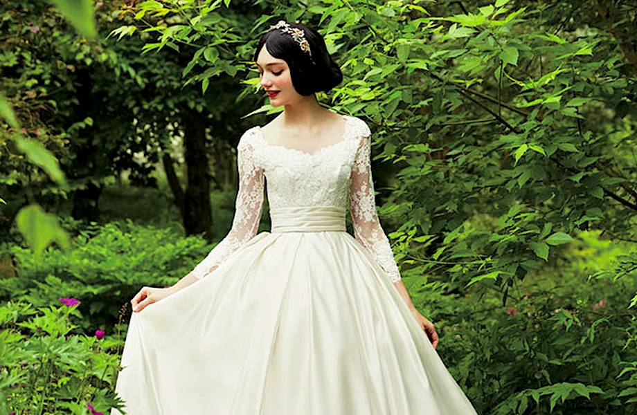 Японская компания и Disney создали уникальные свадебные платья для принцесс