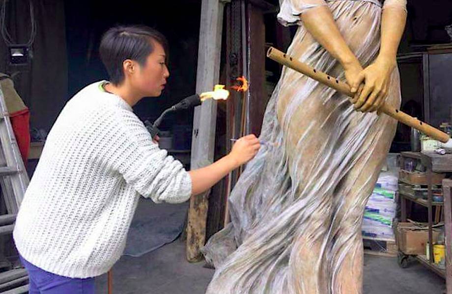 Китайская художница создала скульптуры женщин, вдохновленные эпохой Ренессанса 