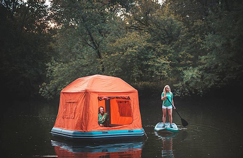 Плавающая палатка — новый объект желания всех продвинутых путешественников
