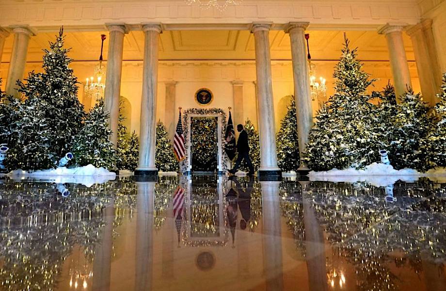 Как первая леди США Мелания Трамп украсила Белый дом к Рождеству