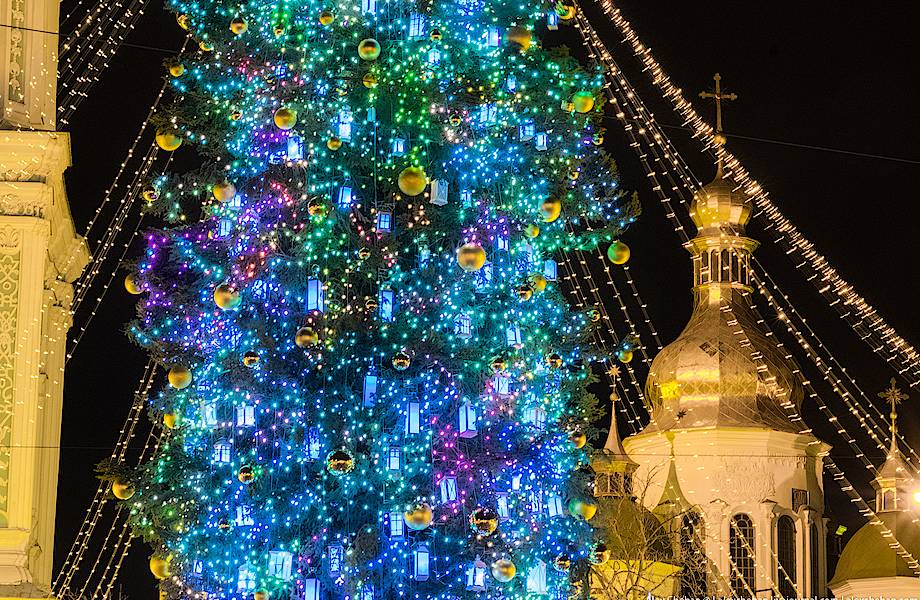 Как выглядит рождественский Киев