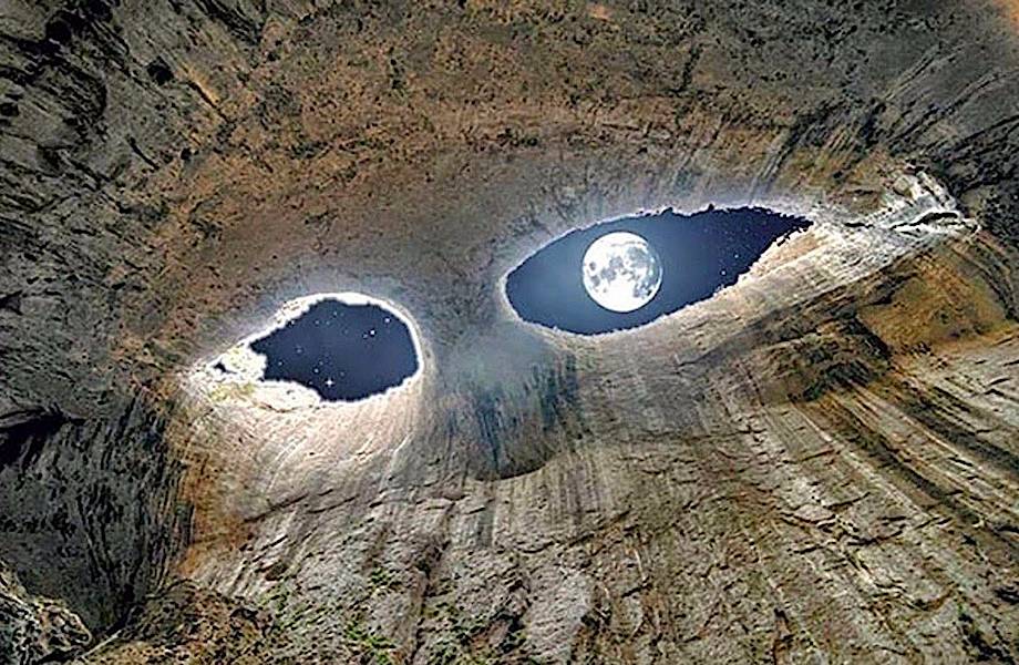 «Глаза Бога»: мистическая пещера в Болгарии 