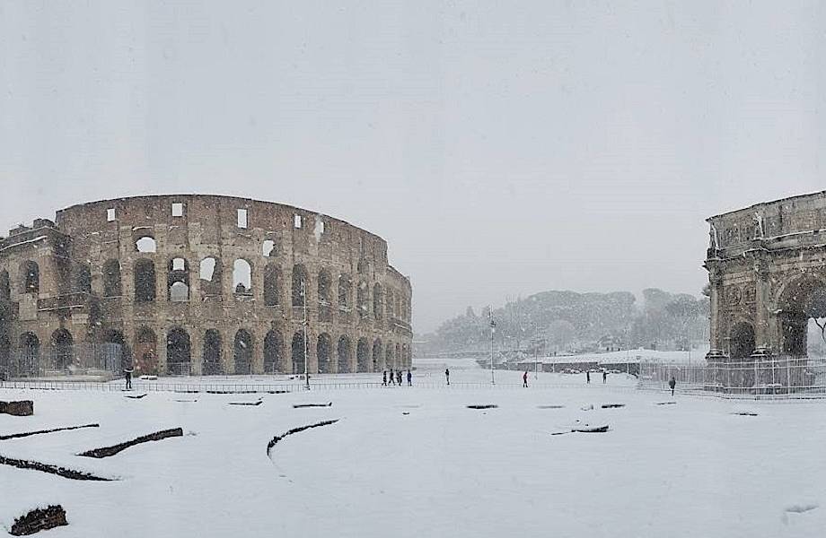 В Европу пришли аномальные морозы: Италию, Францию и Болгарию завалило снегом