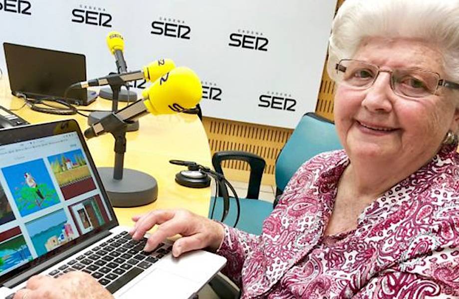 87-летняя испанка прославилась на весь мир рисунками, созданными в Microsoft Paint