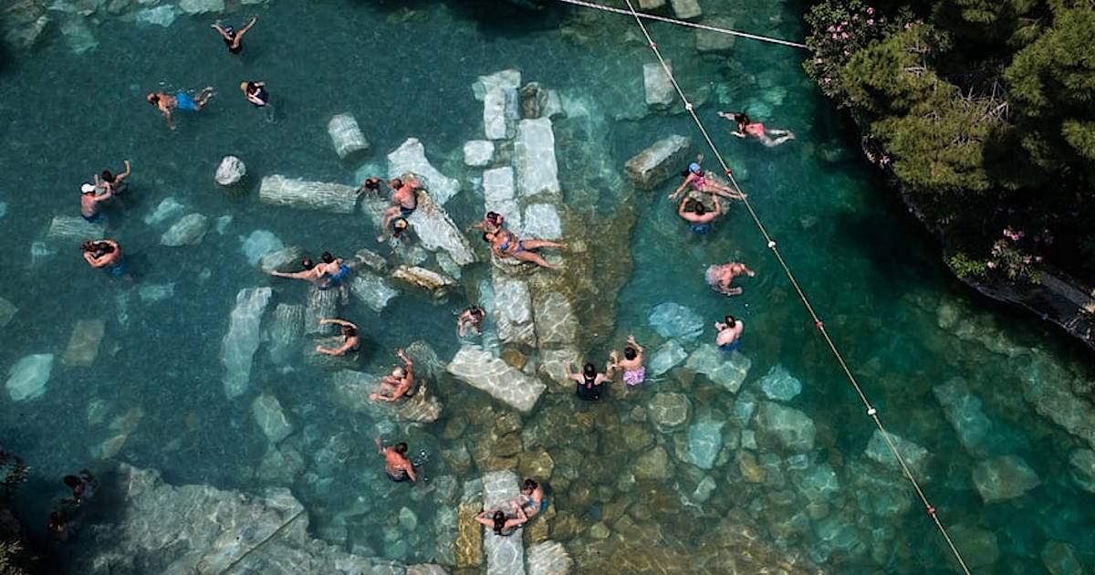 Фото дня: в бассейне Клеопатры