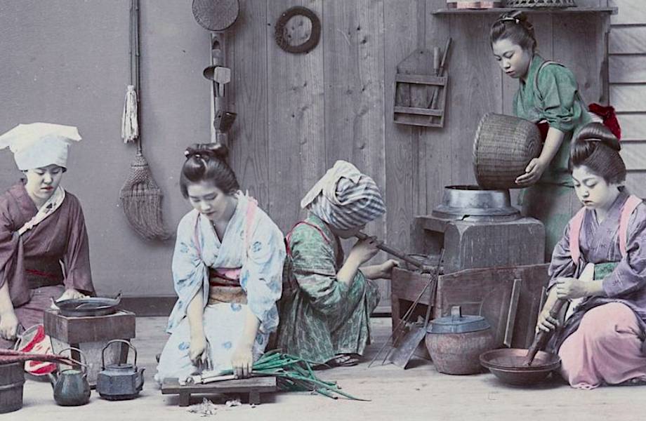 Бесценные старинные фото показывают, как жили японцы в 1890-х