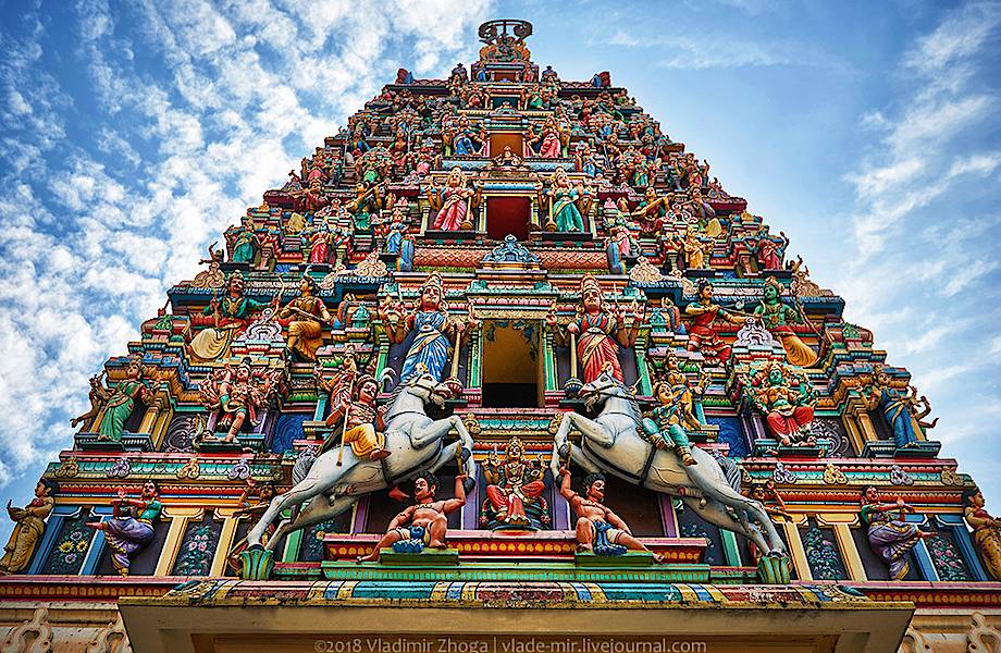 Шри Махамариамман — самый крутой индуистский храм в Куала-Лумпуре