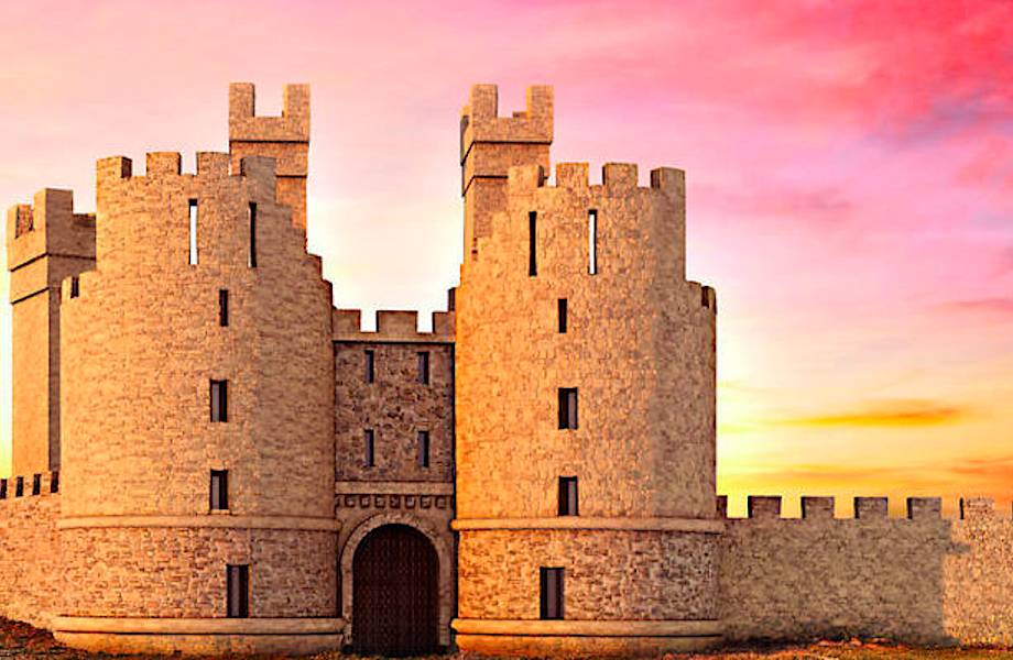 6 великолепных замков Великобритании до и после digital-реконструкции 
