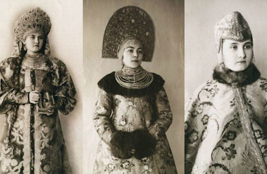 Бесценная коллекция русских дореволюционных нарядов в старинных фотокарточках