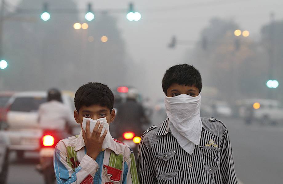 Население Индии умирает из-за грязного воздуха