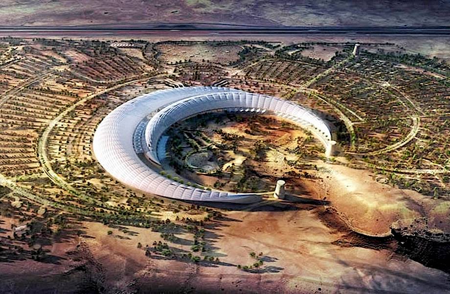 Сад-оазис в Эр-Рияде, который воскресит эпоху юрского периода посреди пустыни 