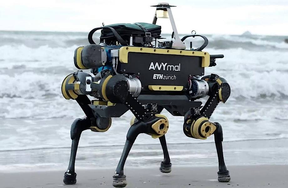 Швейцарского робота приняли на работу на морскую платформу