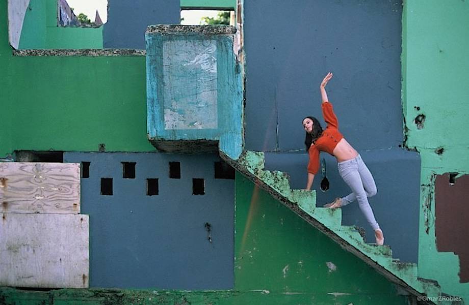 Душераздирающие фото танцоров балета в разрушенном ураганом Пуэрто-Рико