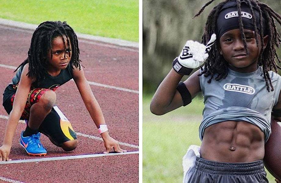 7-летний мальчик, который побил мировой рекорд в беге на 100 метров 